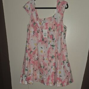 A New Day Pink and Green Dress